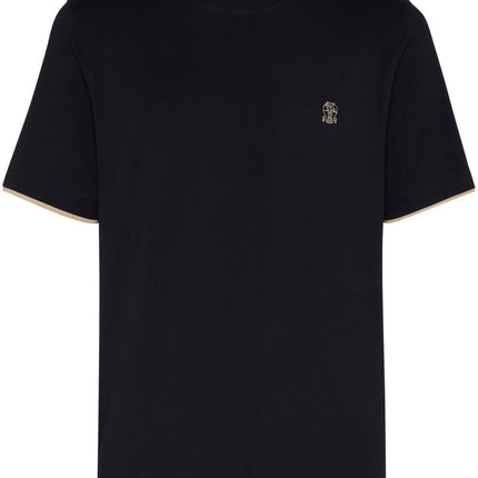 Brunello Cucinelli T-shirts and Polos Black