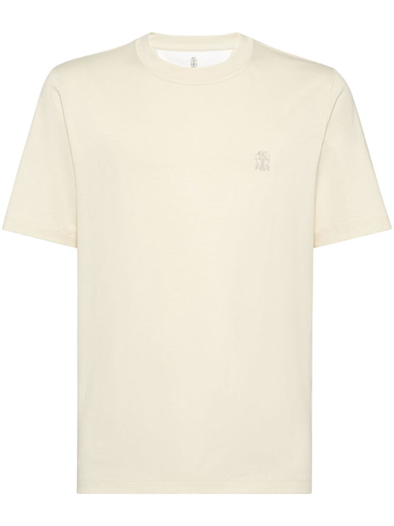 Brunello Cucinelli T-shirts and Polos Beige