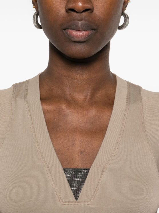 Brunello Cucinelli Top Beige