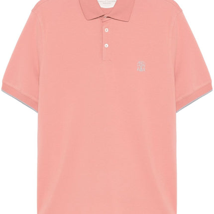 Brunello Cucinelli T-shirts and Polos Orange