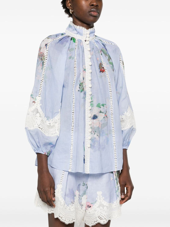 Zimmermann Shirts Clear Blue