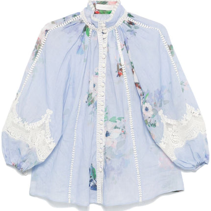 Zimmermann Shirts Clear Blue