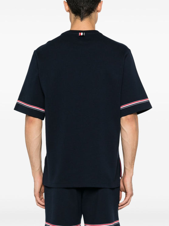 Thom Browne T-shirts and Polos Blue