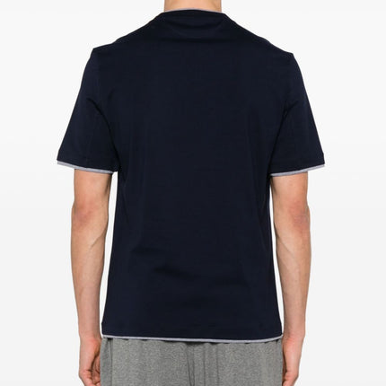 Brunello Cucinelli T-shirts and Polos Blue