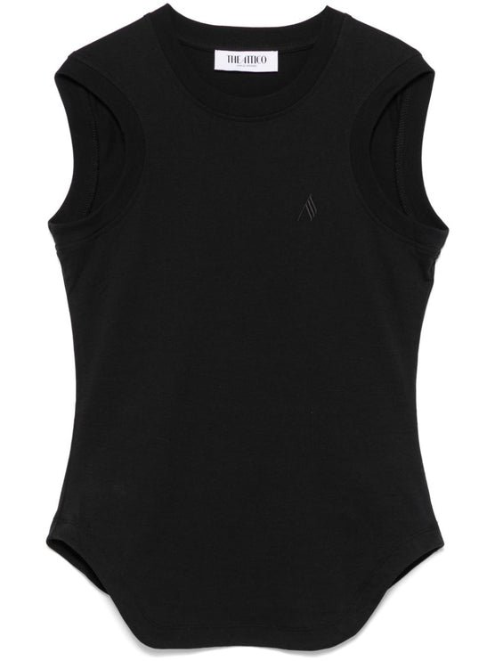 The Attico Top Black