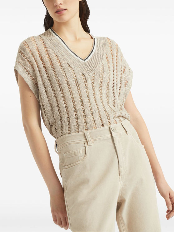 Brunello Cucinelli Sweaters Beige