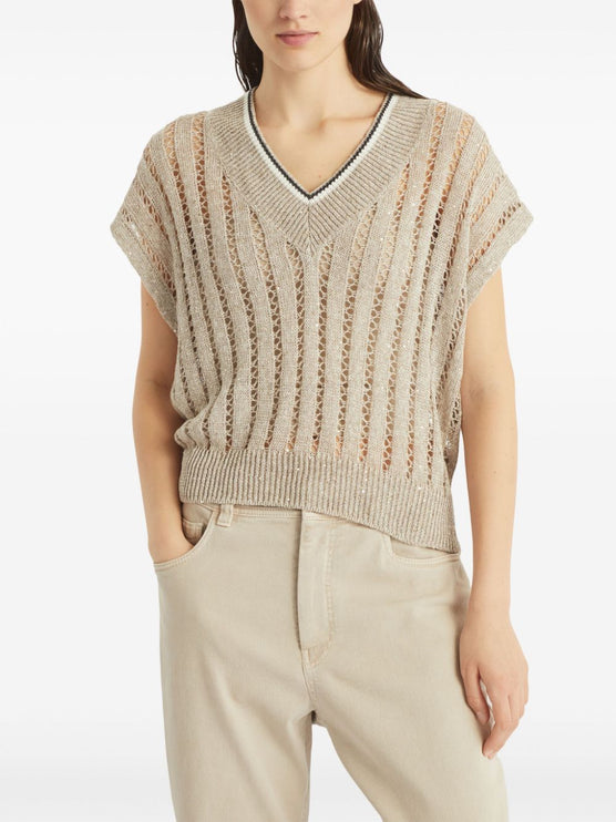 Brunello Cucinelli Sweaters Beige