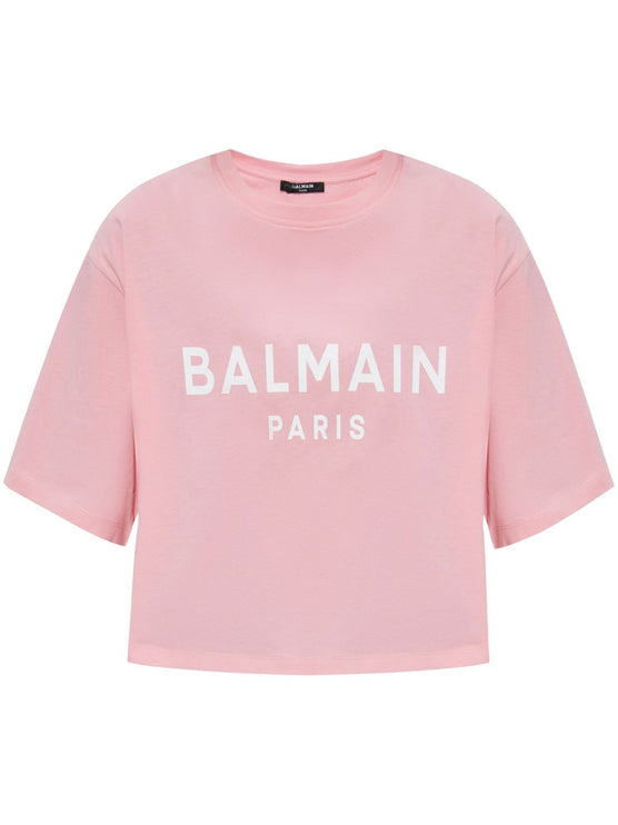 Balmain T-shirts and Polos Pink