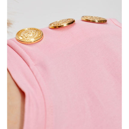 Balmain T-shirts and Polos Pink