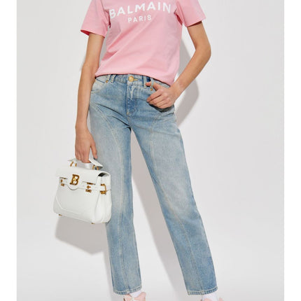 Balmain T-shirts and Polos Pink