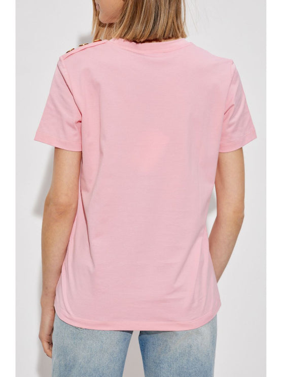 Balmain T-shirts and Polos Pink