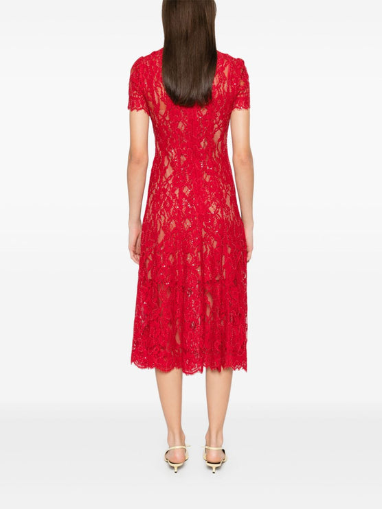 Self-portrait Dresses Red