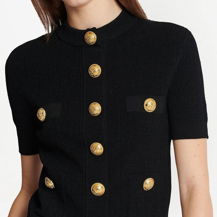 Balmain Sweaters Black