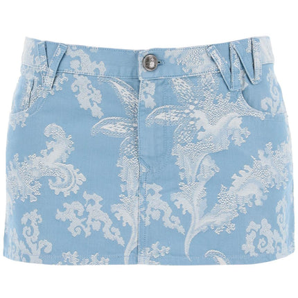 Vivienne Westwood cotton jacquard foam mini skirt