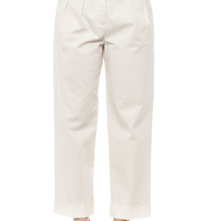 Peserico beige pantaloni palazzo