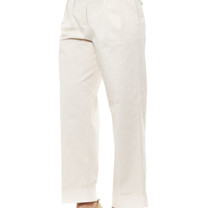 Peserico beige pantaloni palazzo