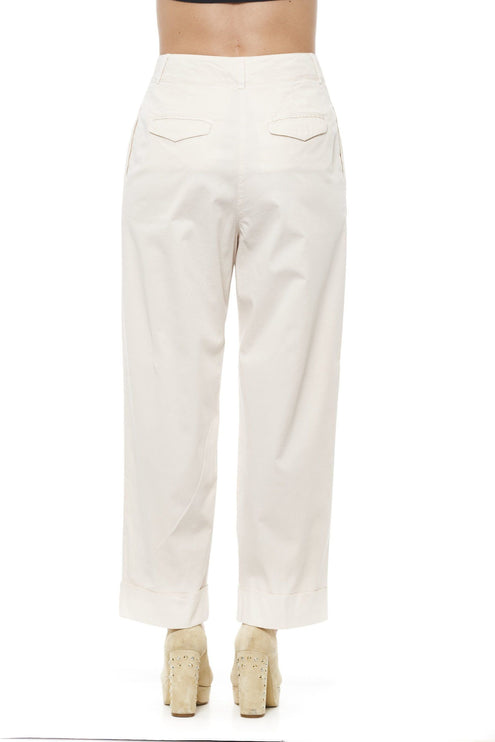 Peserico beige pantaloni palazzo