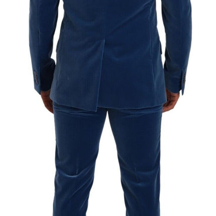 Traje elegante de Velvet Blue Slim Fit