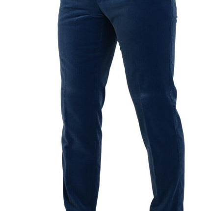 Traje elegante de Velvet Blue Slim Fit