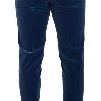 Traje elegante de Velvet Blue Slim Fit