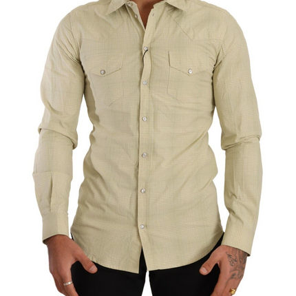 Elegant Sicilia Geroold katoenen shirt