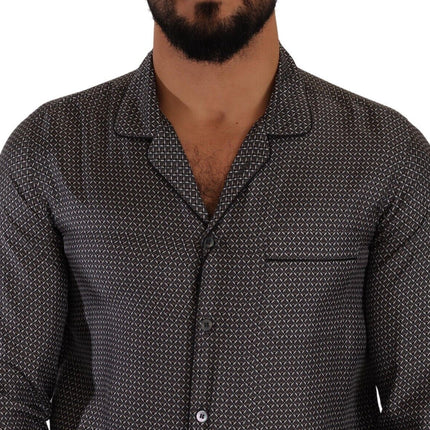 Chemise boutonnée en soie élégante