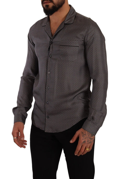 Chemise boutonnée en soie élégante