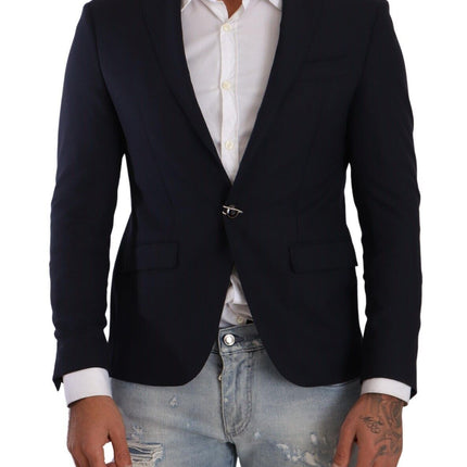 Blazer bleu foncé élégant