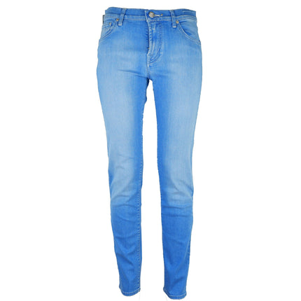 Élégant denim élastique bleu clair