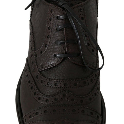 Elegant Wingtip Derby Dress Shoes