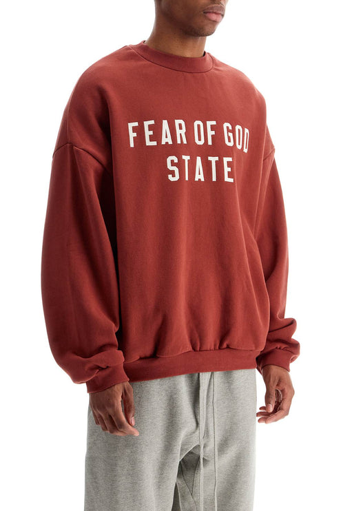 Fear Of God ESSENTIALS heavy fleece crewneck sweatshirt