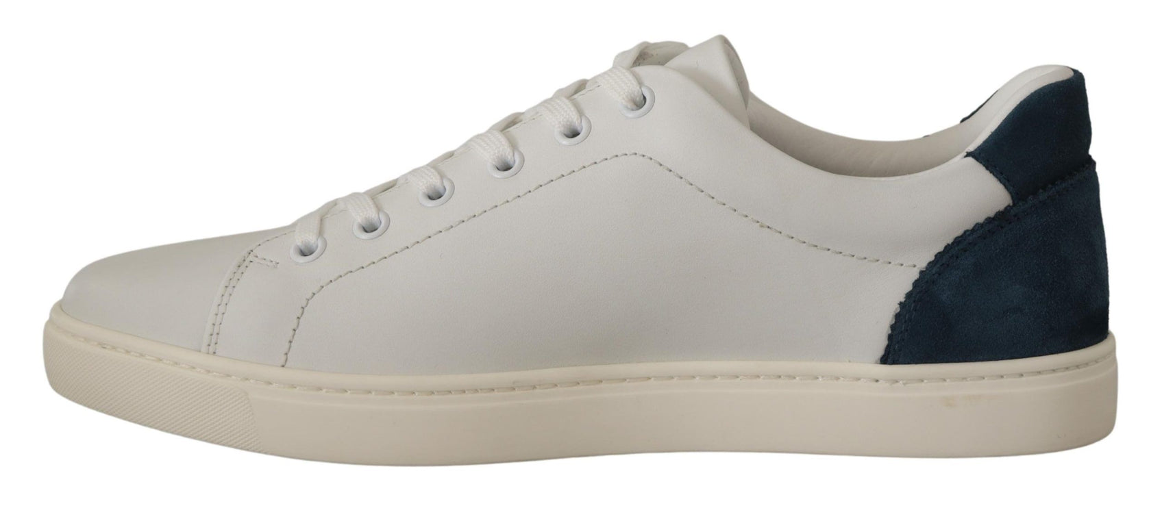 Zapatillas de deporte de techo de cuero blanco elegantes