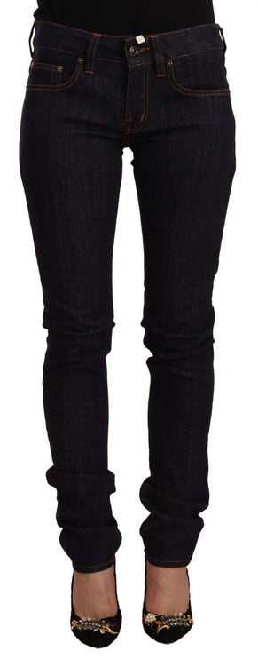 Jeans de diseñador de Fit Black Slim de Chic Black