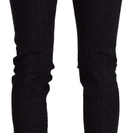 Jeans de diseñador de Fit Black Slim de Chic Black