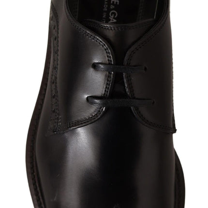 Elegant Black Derby Dress Shoes