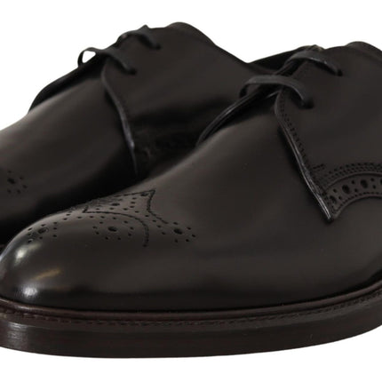 Elegant Black Derby Dress Shoes