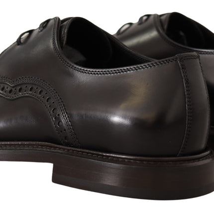 Elegant Black Derby Dress Shoes