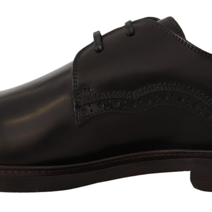 Elegant Black Derby Dress Shoes