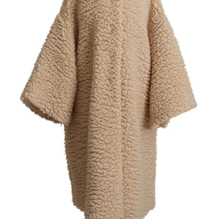 Elegant Beige Cacheme Cashmere Veste