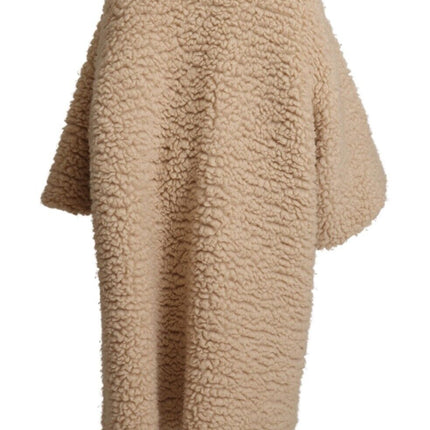 Elegant Beige Cacheme Cashmere Veste