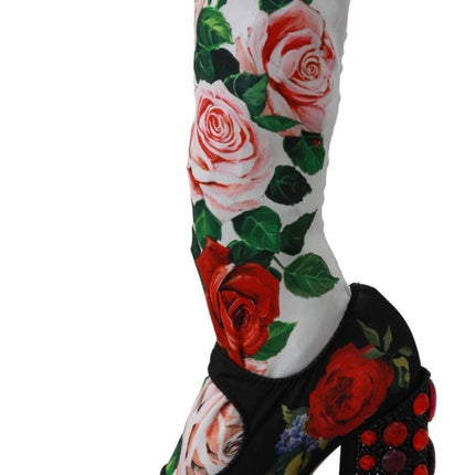 Bottes de chaussettes embellies florales