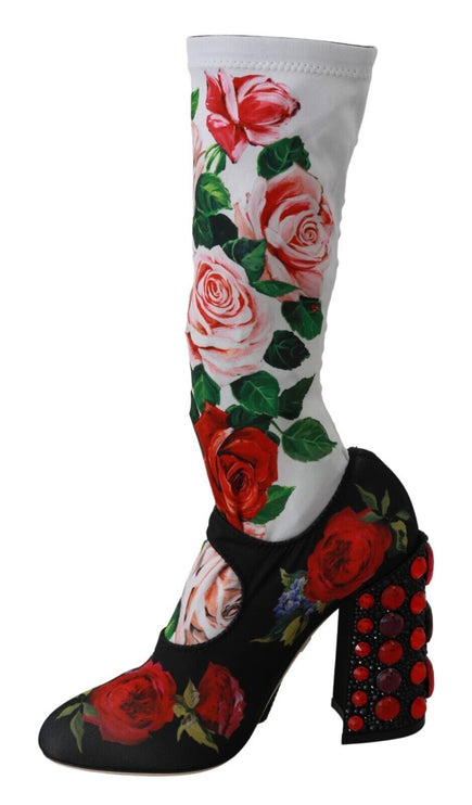 Bottes de chaussettes embellies florales