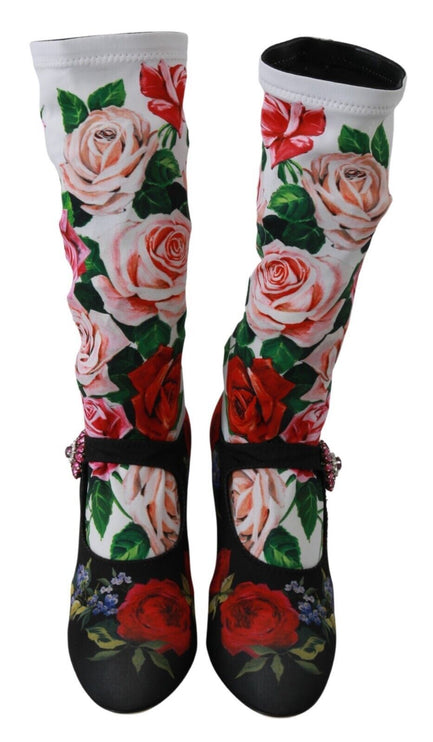 Bottes de chaussettes embellies florales