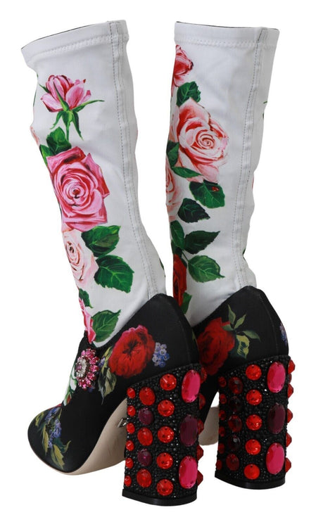 Bottes de chaussettes embellies florales