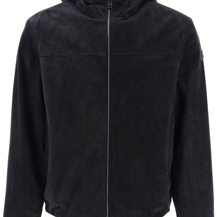 Moncler reversible suede frejus jacket in