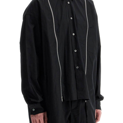 COMME DES GARCONS BLACK "shirt with functional zip