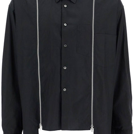 COMME DES GARCONS BLACK "shirt with functional zip