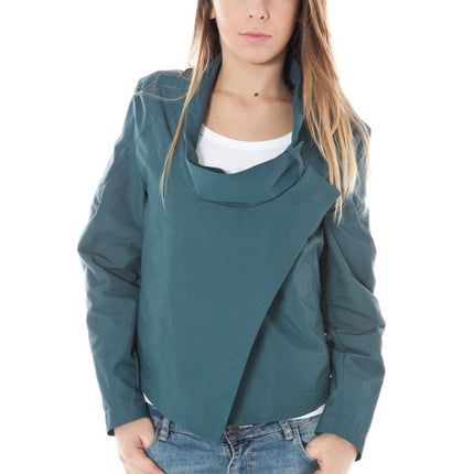 Green Polyamide Women Jacket