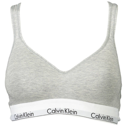 Gray Cotton Women Bralette