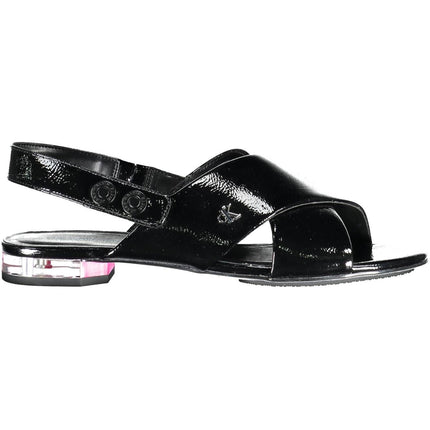 Black Polyethylene Women Sandal